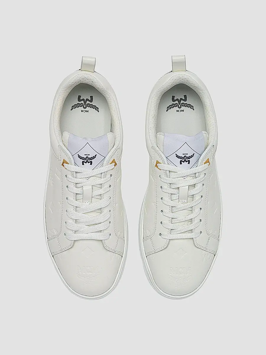 MCM Men's Neo Derby Leather Sneakers | Thumbnail 4 MCM Men's Neo Derby Leather Sneakers | Thumbnail 4