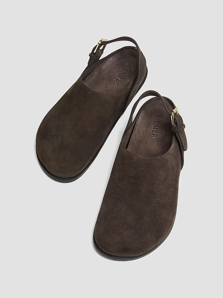 A Emery A. Emery Women's Louis Suede Clogs | Thumbnail 4