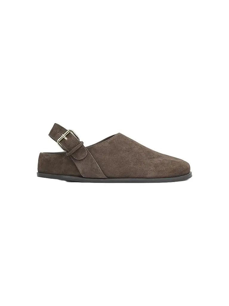 A Emery Women's Louis Suede Clogs - Mulch - Size 5 | Image 1 A Emery Women's Louis Suede Clogs - Mulch - Size 5 | Image 1