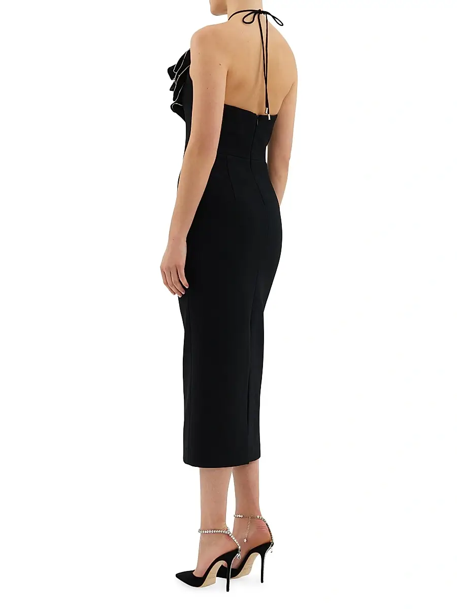 Rebecca Vallance Women's Eliana Floral Halterneck Midi-Dress | Thumbnail 4 Rebecca Vallance Women's Eliana Floral Halterneck Midi-Dress | Thumbnail 4