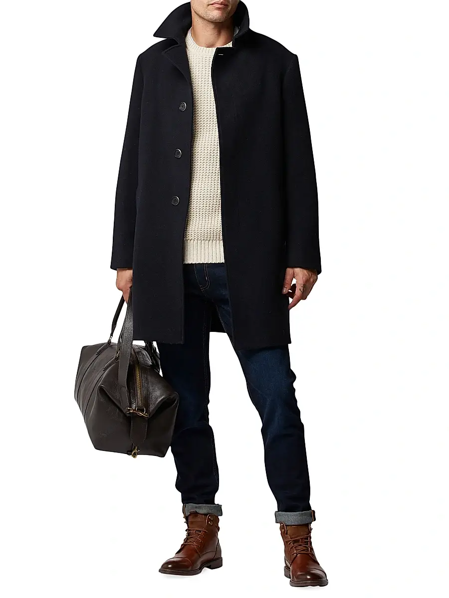 Rodd & Gunn Men's Murchison Wool Peacoat | Thumbnail 2