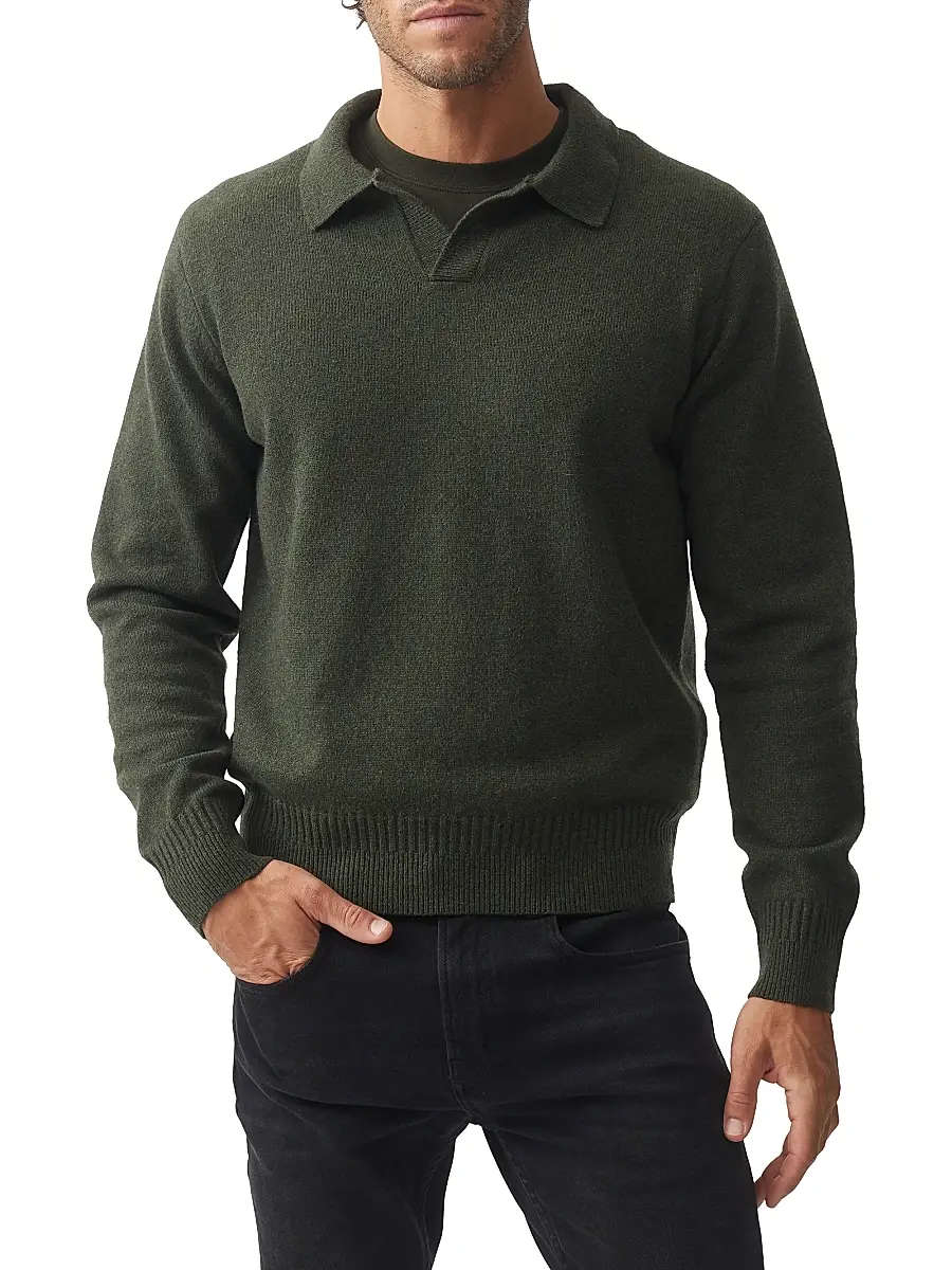 Rodd & Gunn Men's Kingswood Wool-Blend Polo Sweater | Thumbnail 3 Rodd & Gunn Men's Kingswood Wool-Blend Polo Sweater | Thumbnail 3