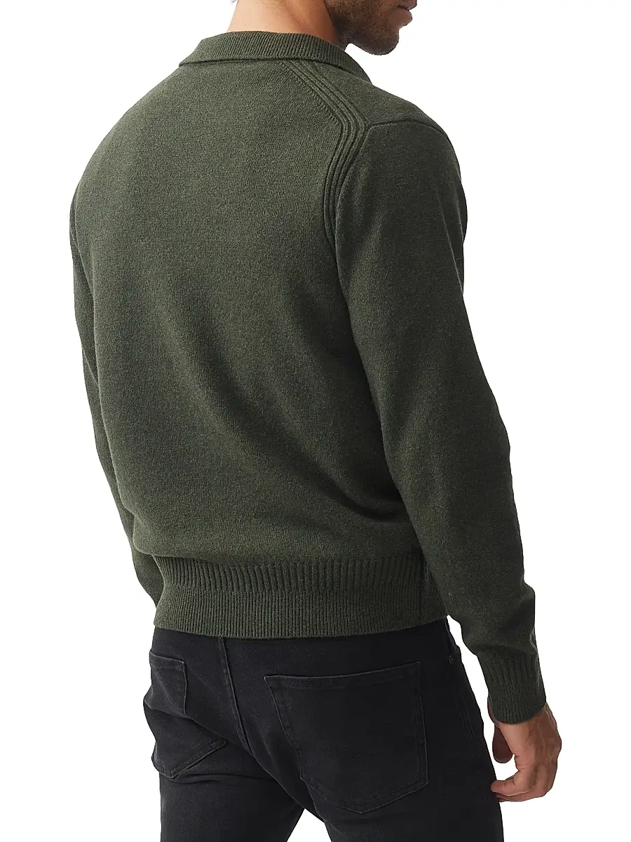 Rodd & Gunn Men's Kingswood Wool-Blend Polo Sweater | Thumbnail 4 Rodd & Gunn Men's Kingswood Wool-Blend Polo Sweater | Thumbnail 4