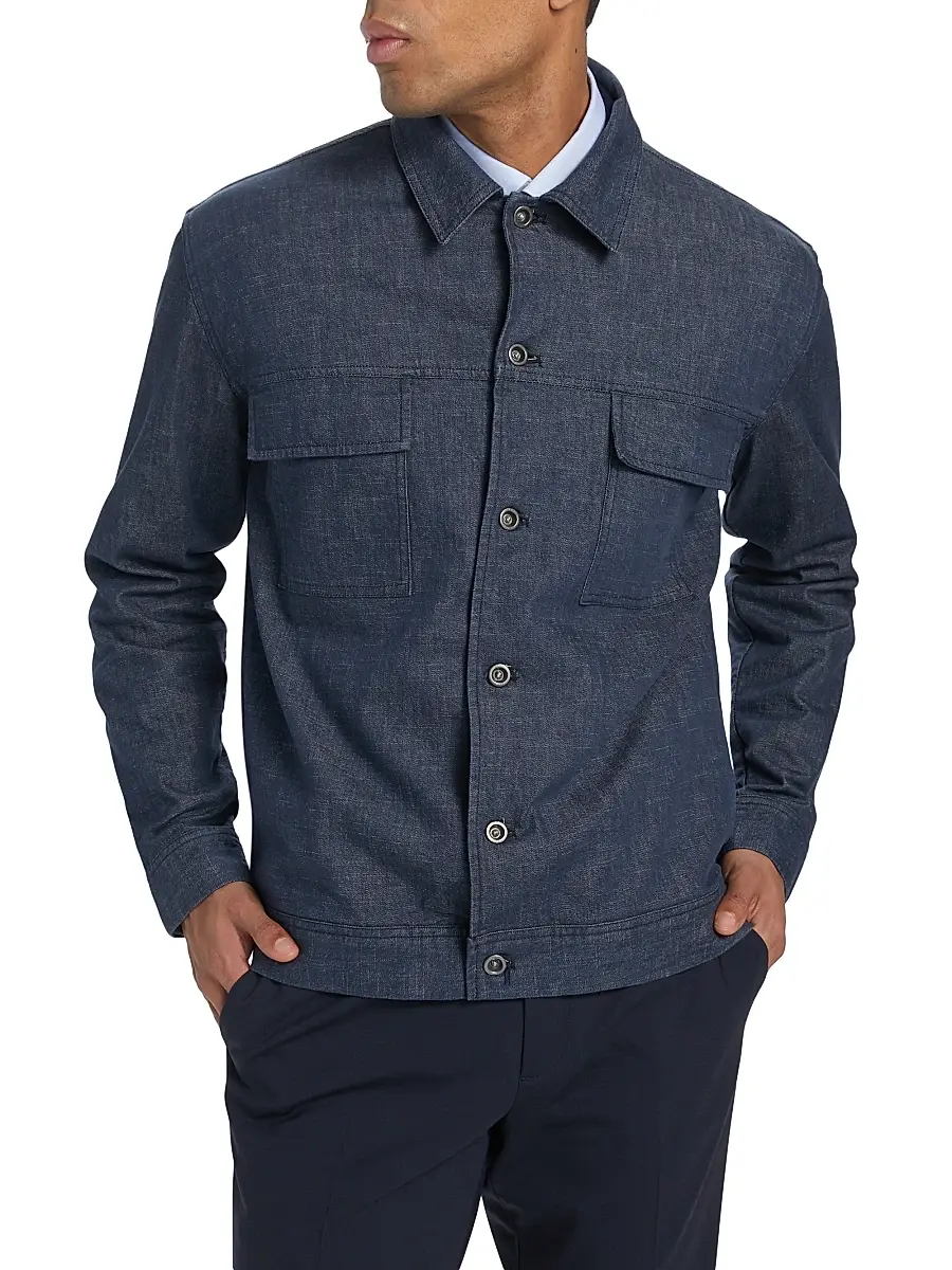 Rodd & Gunn Men's Little Valley Chambray Trucker Jacket | Thumbnail 3 Rodd & Gunn Men's Little Valley Chambray Trucker Jacket | Thumbnail 3