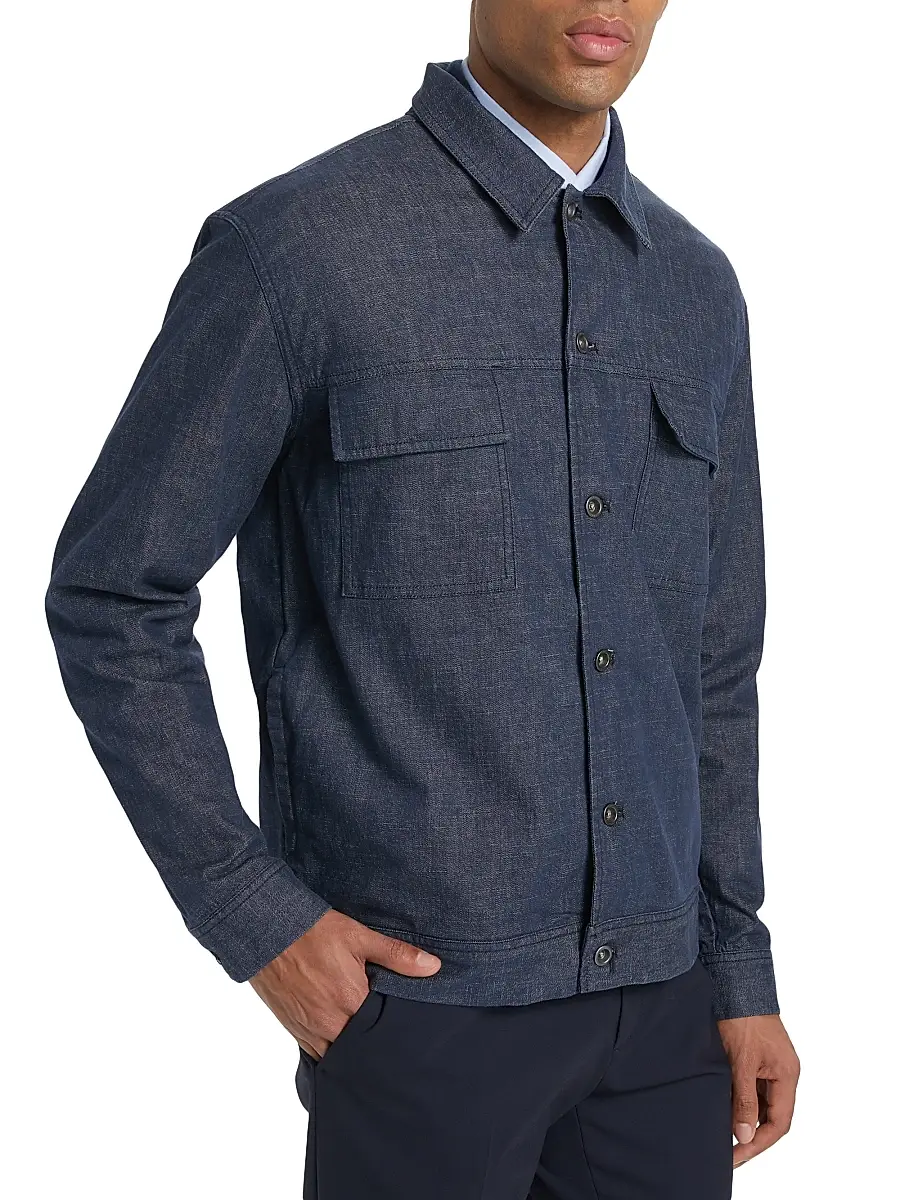 Rodd & Gunn Men's Little Valley Chambray Trucker Jacket | Thumbnail 4 Rodd & Gunn Men's Little Valley Chambray Trucker Jacket | Thumbnail 4