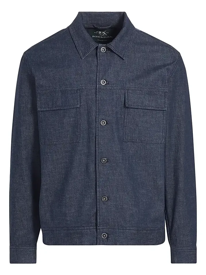 Rodd & Gunn Men's Little Valley Chambray Trucker Jacket