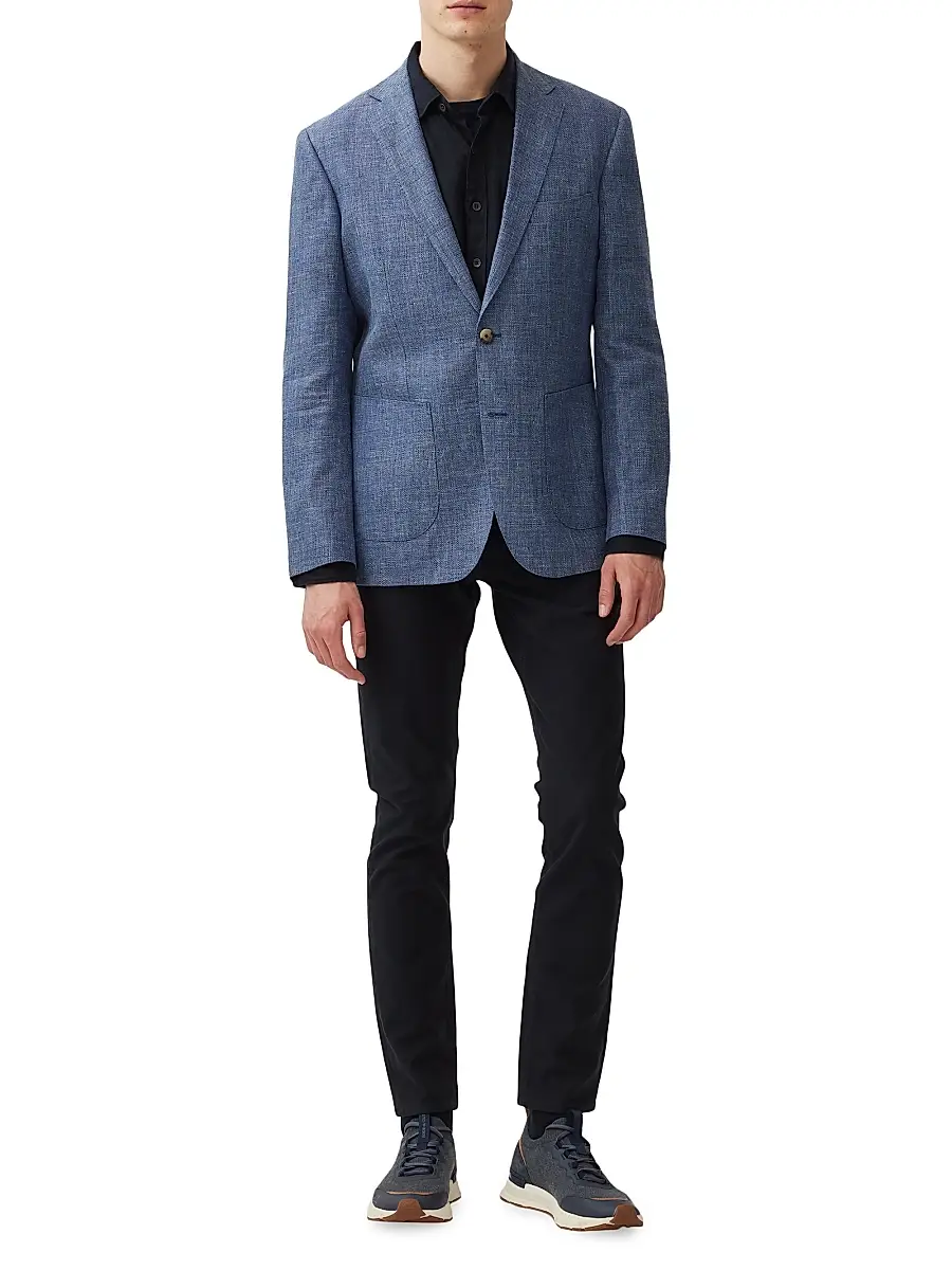 Rodd & Gunn Men's The Cascades Wool & Linen-Blend Slim-Fit Two-Button Blazer | Thumbnail 2 Rodd & Gunn Men's The Cascades Wool & Linen-Blend Slim-Fit Two-Button Blazer | Thumbnail 2