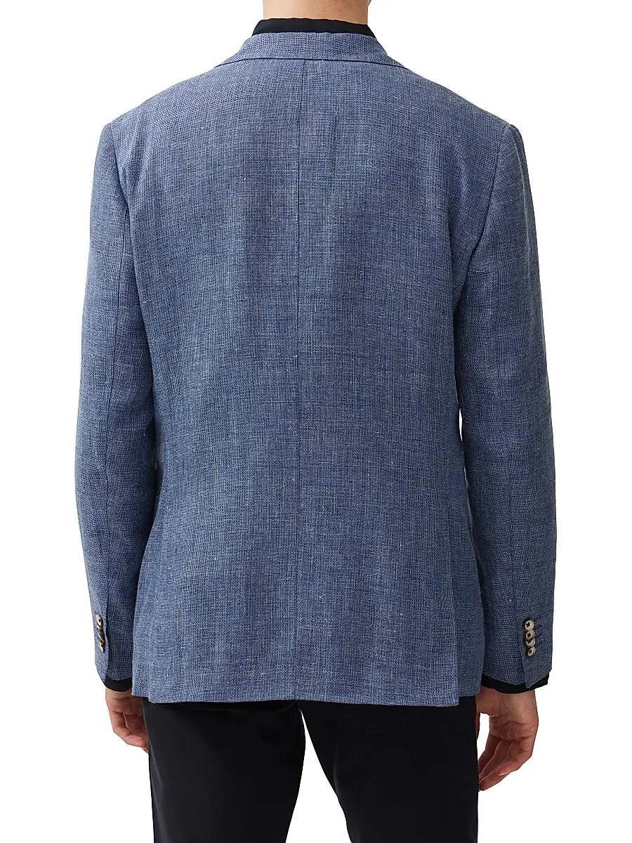 Rodd & Gunn Men's The Cascades Wool & Linen-Blend Slim-Fit Two-Button Blazer | Thumbnail 3 Rodd & Gunn Men's The Cascades Wool & Linen-Blend Slim-Fit Two-Button Blazer | Thumbnail 3