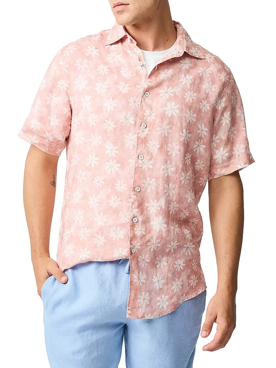 Rodd & Gunn Men's Belleknowes Linen Shirt | Thumbnail 3
