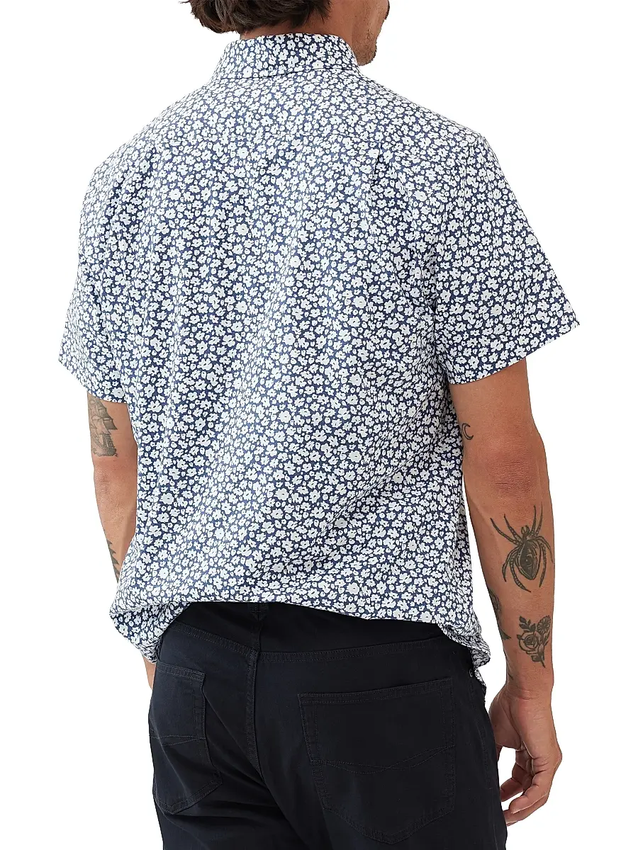 Rodd & Gunn Men's Bolton Street Abstfract Cotton Slim-Fit Shirt | Thumbnail 4 Rodd & Gunn Men's Bolton Street Abstfract Cotton Slim-Fit Shirt | Thumbnail 4