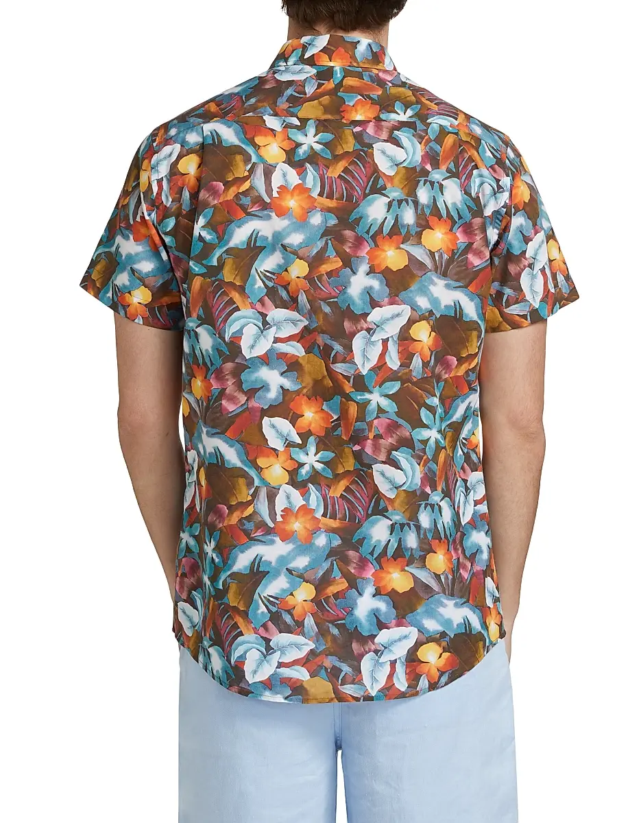 Rodd & Gunn Men's Port Hutt Floral Cotton Shirt | Thumbnail 5 Rodd & Gunn Men's Port Hutt Floral Cotton Shirt | Thumbnail 5