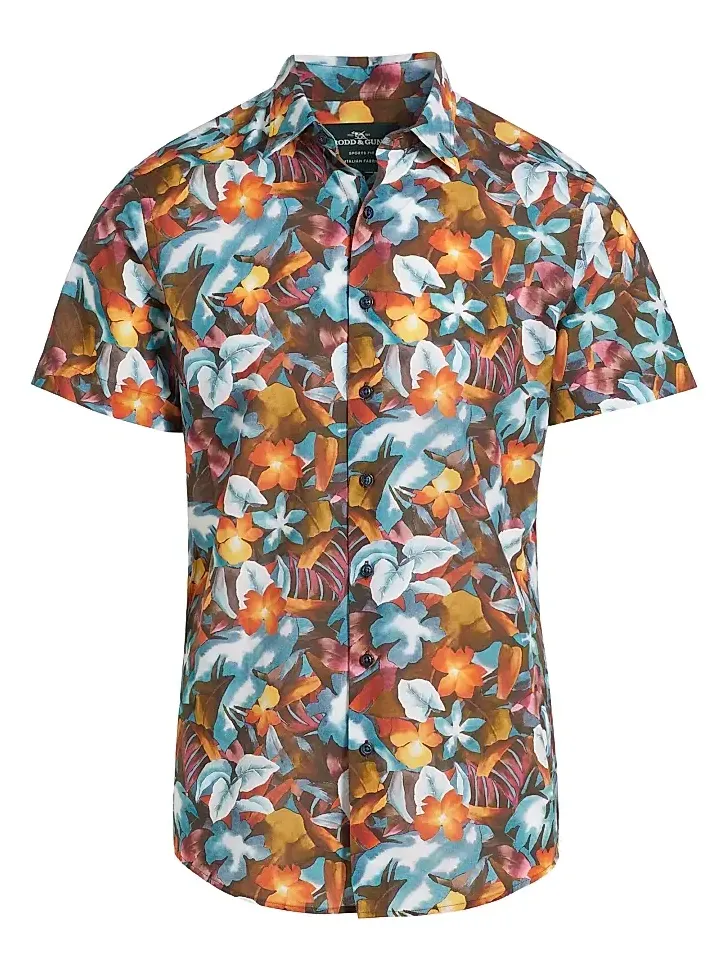Rodd & Gunn Men's Port Hutt Floral Cotton Shirt