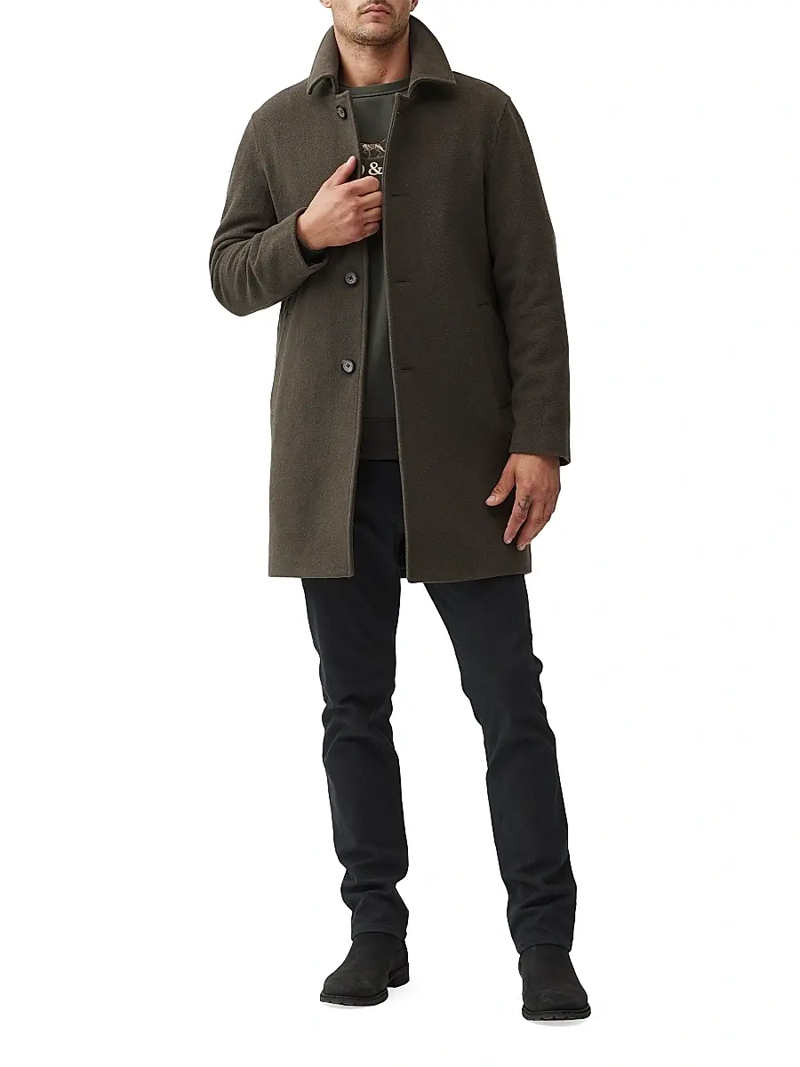 Rodd & Gunn Men's Westgate Wool-Blend Car Coat | Thumbnail 2