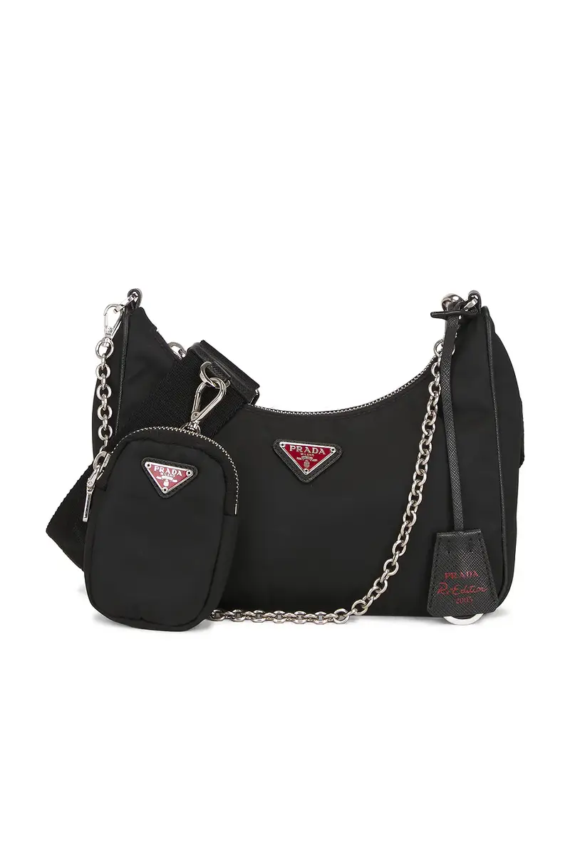 Prada Re-Edition 2005 Re-Nylon Shoulder Bag | Image 1 Prada Re-Edition 2005 Re-Nylon Shoulder Bag | Image 1