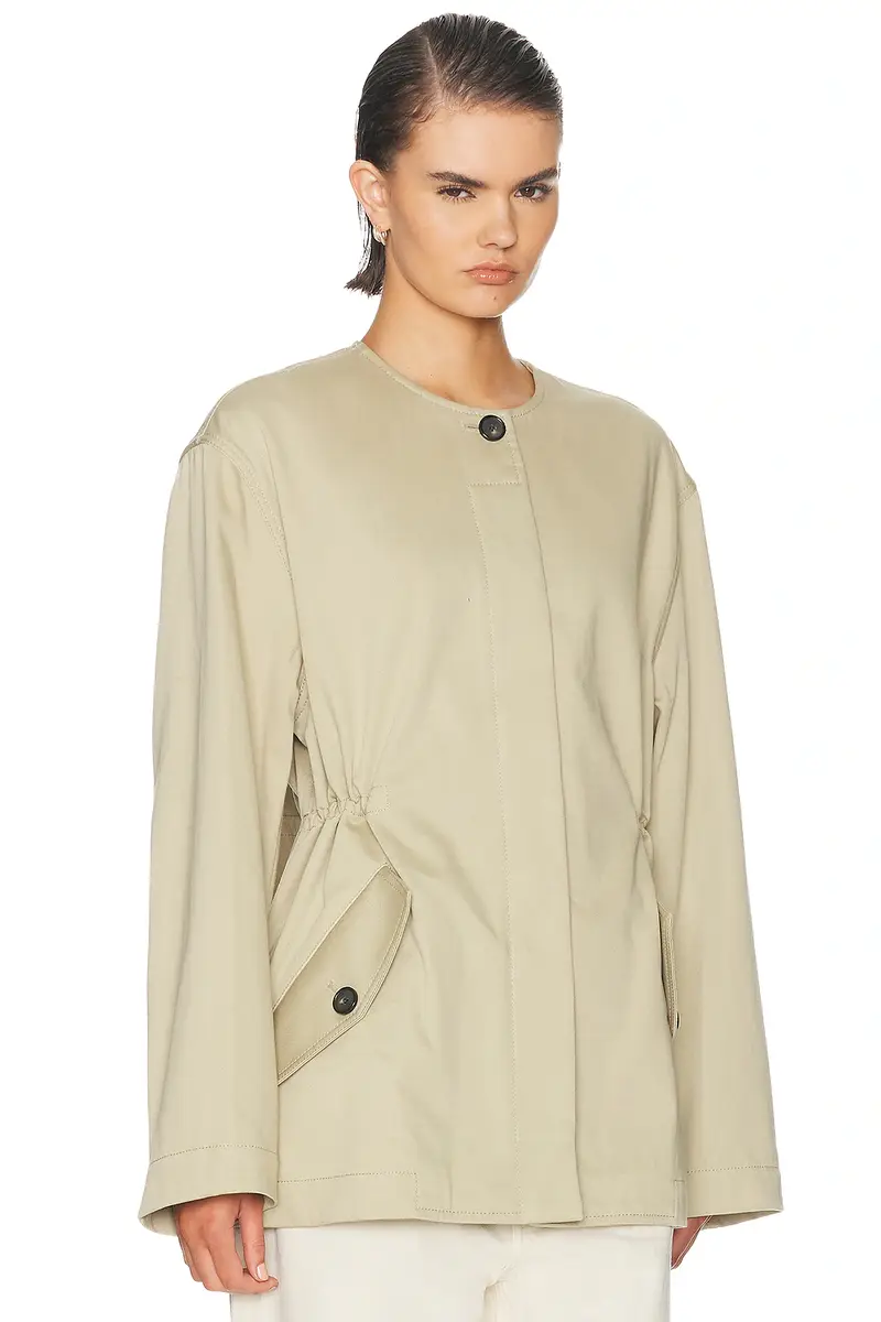 TOTEME Cotton Twill Jacket | Thumbnail 3 TOTEME Cotton Twill Jacket | Thumbnail 3