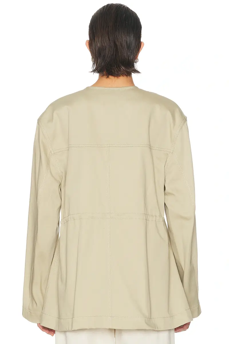 TOTEME Cotton Twill Jacket | Thumbnail 4 TOTEME Cotton Twill Jacket | Thumbnail 4