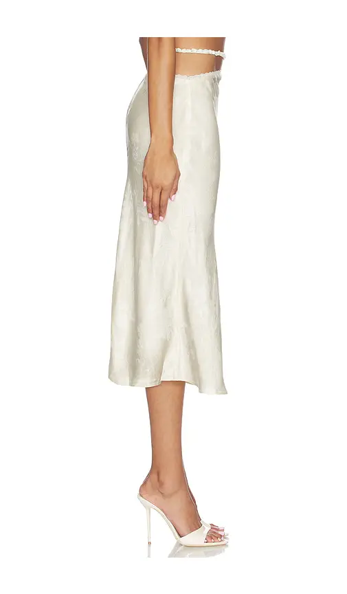 For Love & Lemons Adrift Satin Midi Skirt | Thumbnail 2 For Love & Lemons Adrift Satin Midi Skirt | Thumbnail 2