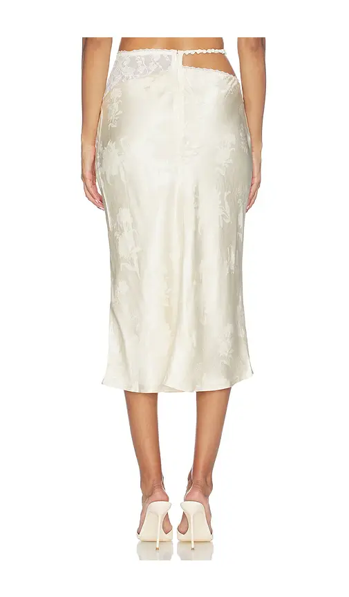 For Love & Lemons Adrift Satin Midi Skirt | Thumbnail 4 For Love & Lemons Adrift Satin Midi Skirt | Thumbnail 4