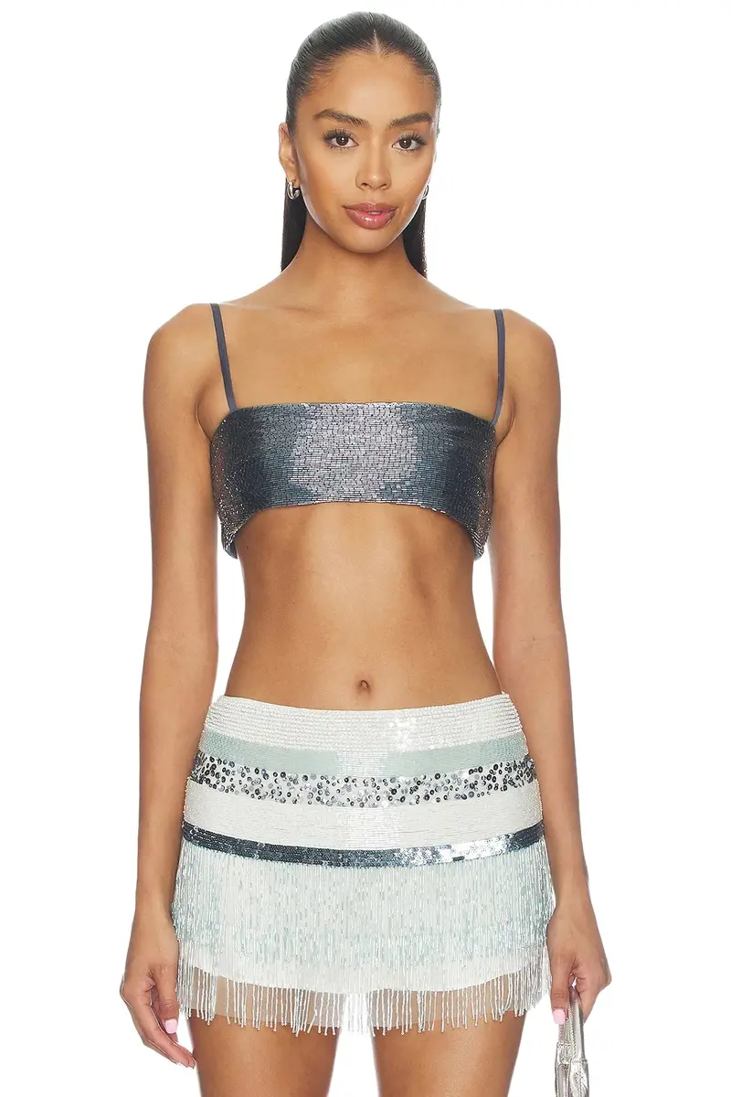 Asta Resort Iris Hand Beaded Bralette