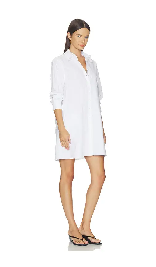 perfectwhitetee Felicia Cotton Poplin Button Down Dress | Thumbnail 2 perfectwhitetee Felicia Cotton Poplin Button Down Dress | Thumbnail 2