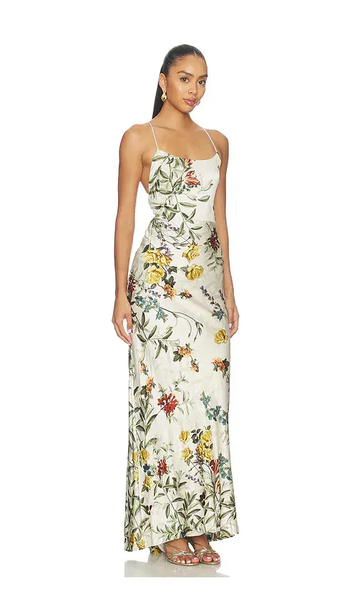 Alice + Olivia Alice + Olivia Montana Cowl Strapy Back Maxi Dress | Thumbnail 2 Alice + Olivia Alice + Olivia Montana Cowl Strapy Back Maxi Dress | Thumbnail 2