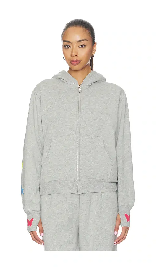 Lauren Moshi Leann Zip Up Hoodie | Thumbnail 3 Lauren Moshi Leann Zip Up Hoodie | Thumbnail 3