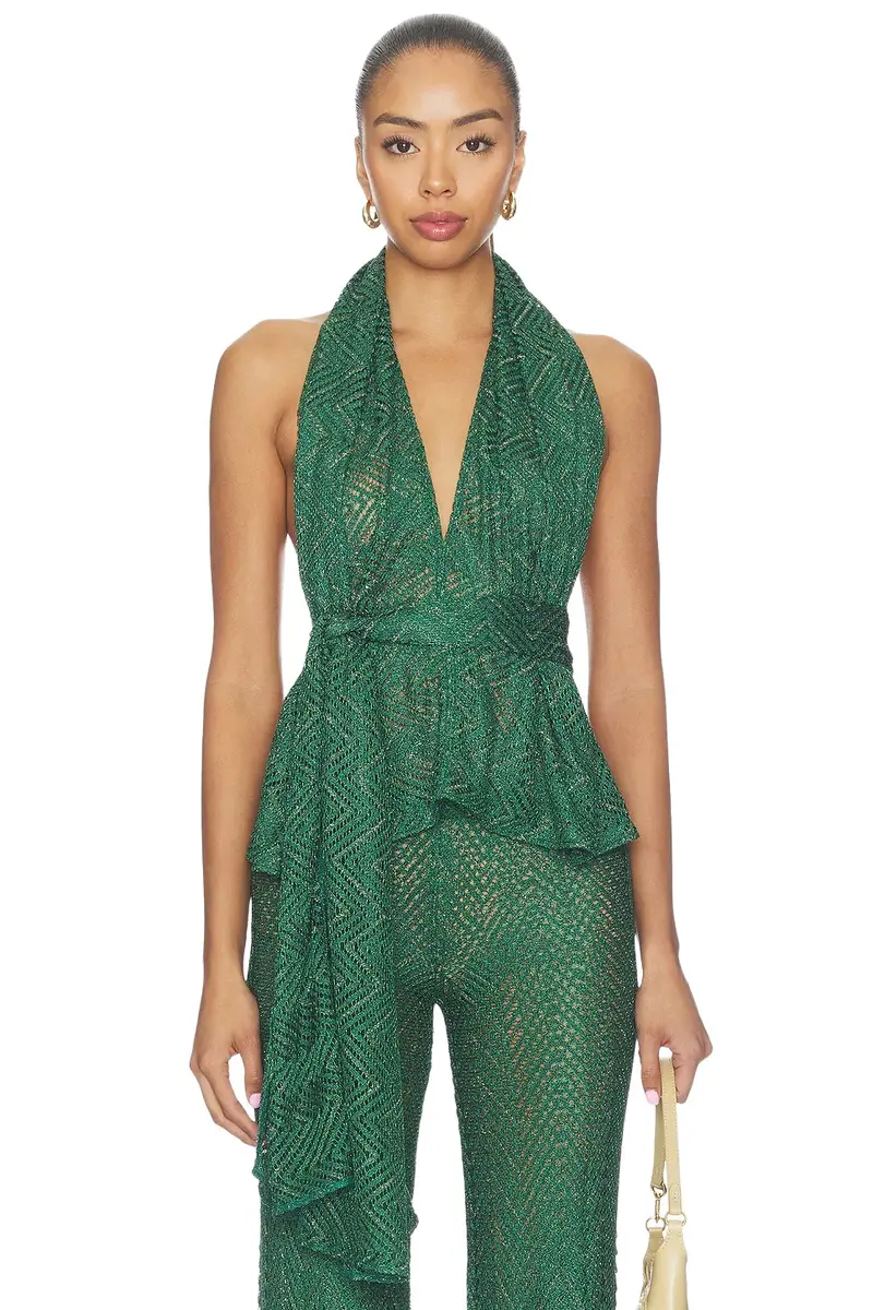 Knit Scarf Top Knit Scarf Top
