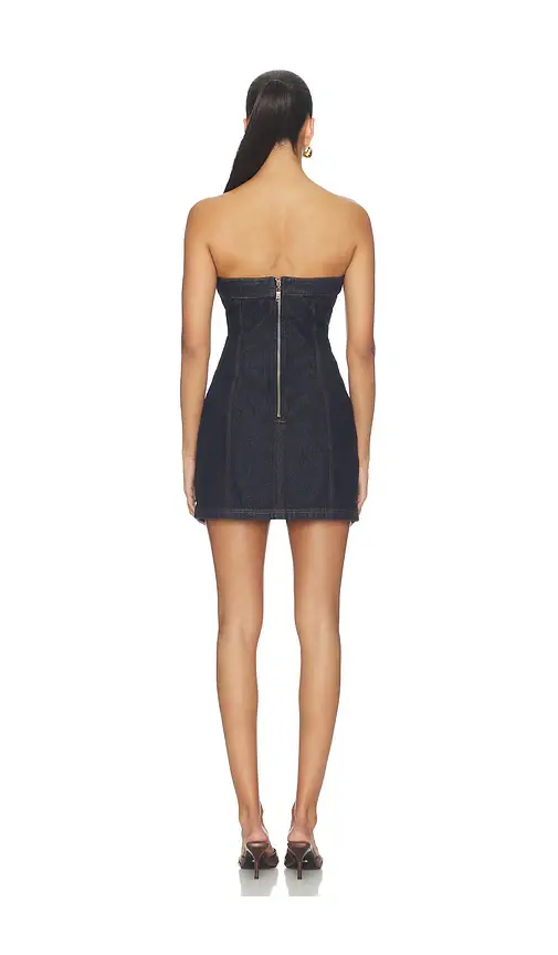 One Teaspoon Pamela Strapless Tube Mini Denim Dress | Thumbnail 3 One Teaspoon Pamela Strapless Tube Mini Denim Dress | Thumbnail 3