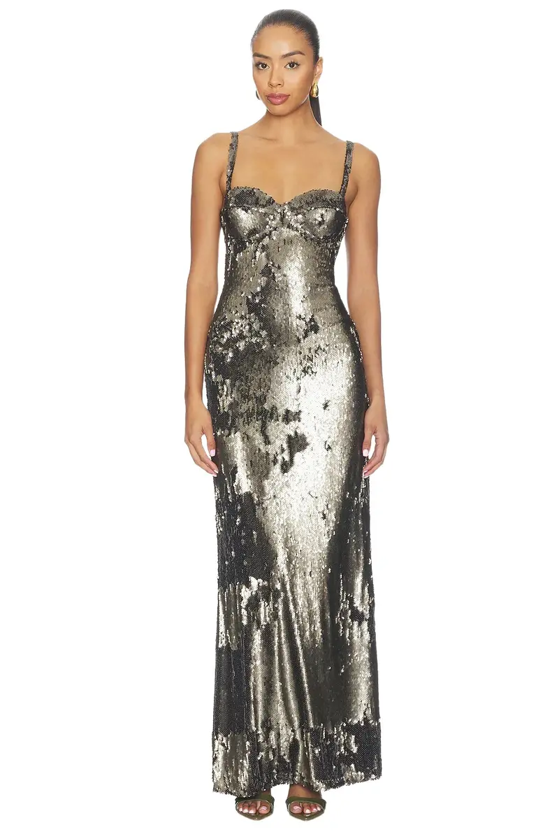 Sayla Bias Cut Maxi Dress Sayla Bias Cut Maxi Dress