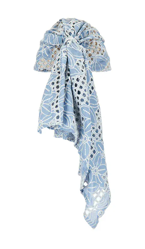 Lele Sadoughi Sophia Eyelet Scarf Cap | Thumbnail 2 Lele Sadoughi Sophia Eyelet Scarf Cap | Thumbnail 2