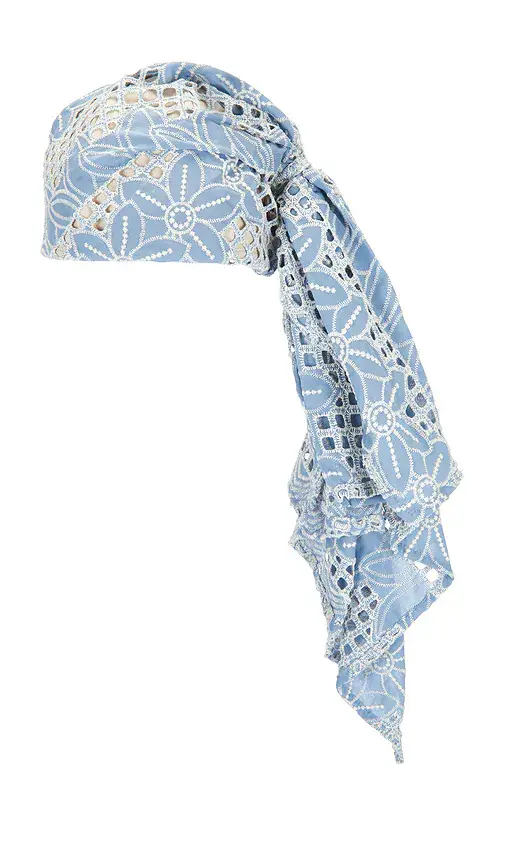 Lele Sadoughi Sophia Eyelet Scarf Cap | Thumbnail 3 Lele Sadoughi Sophia Eyelet Scarf Cap | Thumbnail 3