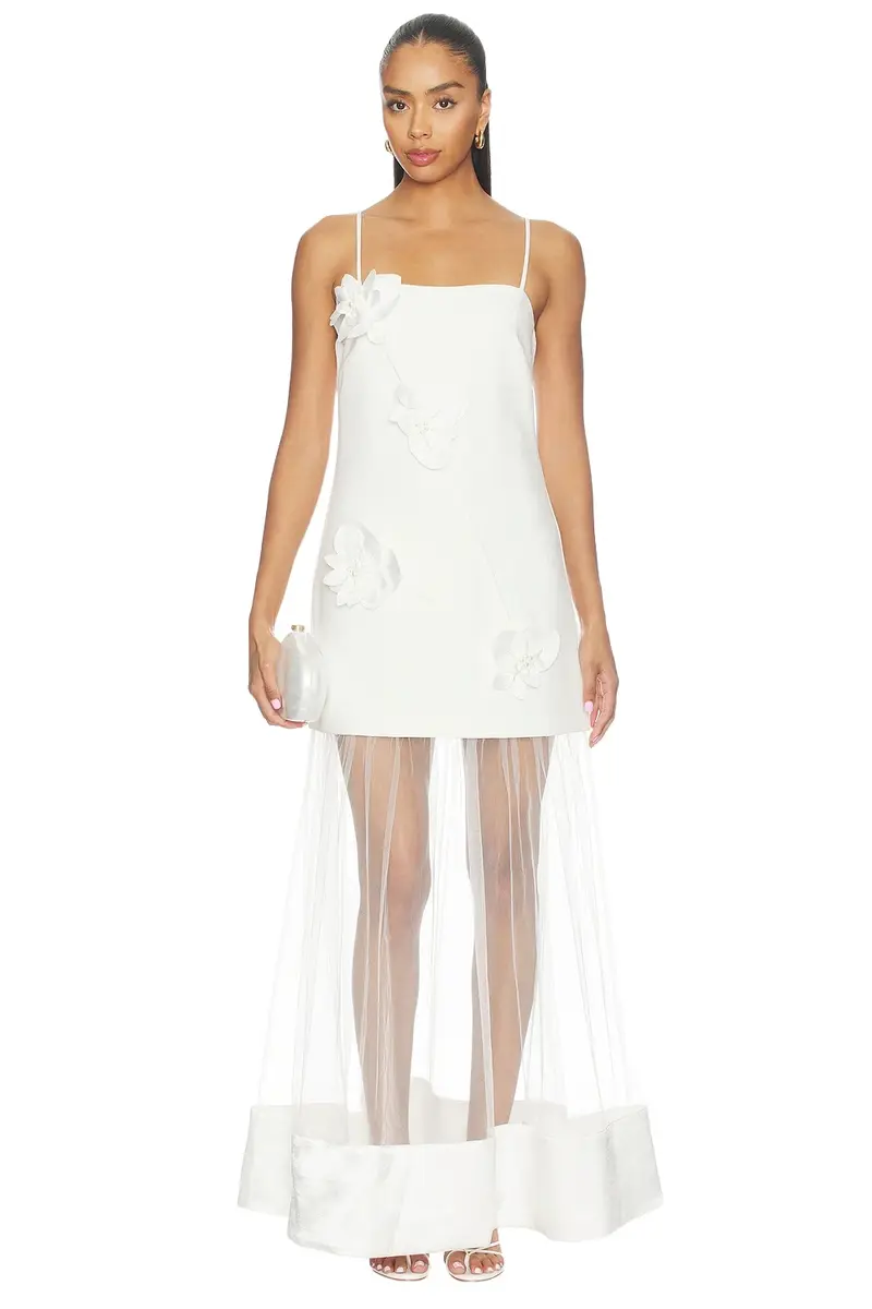 Reina 3d Floral Gown Reina 3d Floral Gown