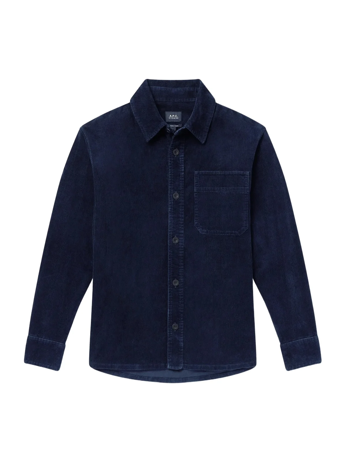 A.P.C. Basile Logo-Embroidered Cotton-Corduroy Shirt - Men