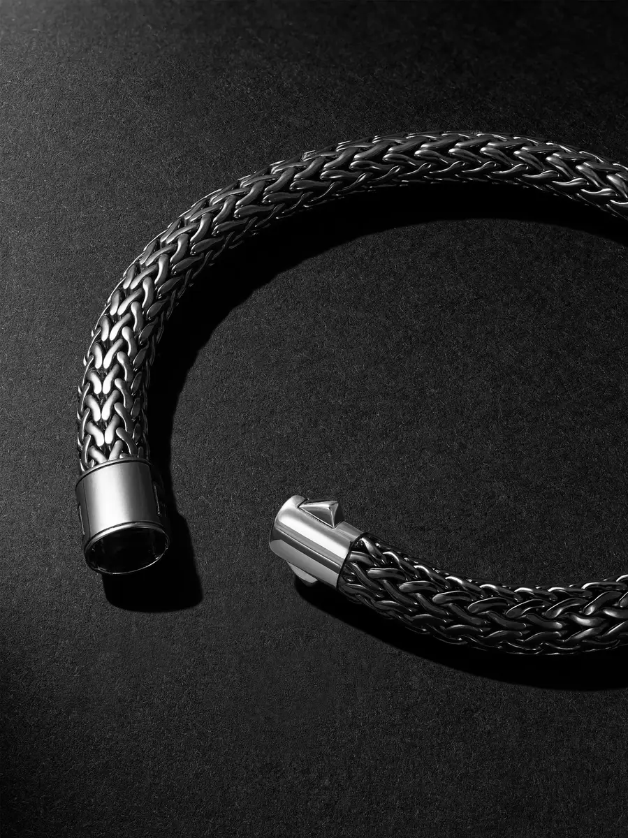 John Hardy Icon Rhodium-Plated Sterling Silver Bracelet - Men | Thumbnail 4 John Hardy Icon Rhodium-Plated Sterling Silver Bracelet - Men | Thumbnail 4