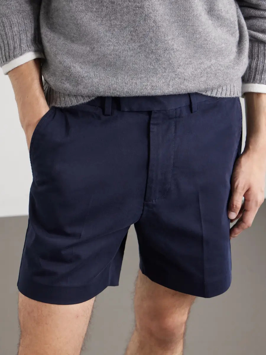 Tom Ford Straight-Leg Cotton-Blend Twill Shorts - Men | Thumbnail 5