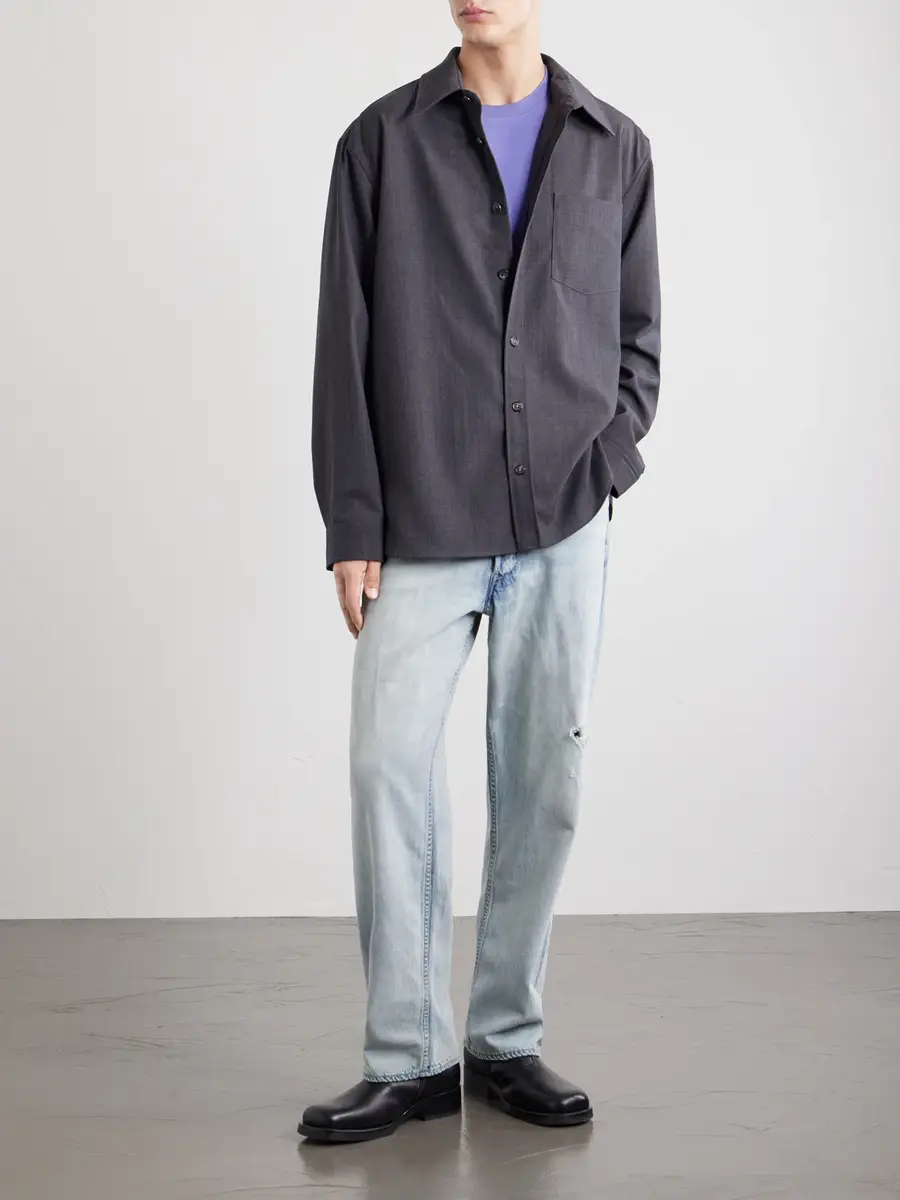 A.P.C. Malaury Recycled Poplin Shirt - Men | Thumbnail 2 A.P.C. Malaury Recycled Poplin Shirt - Men | Thumbnail 2