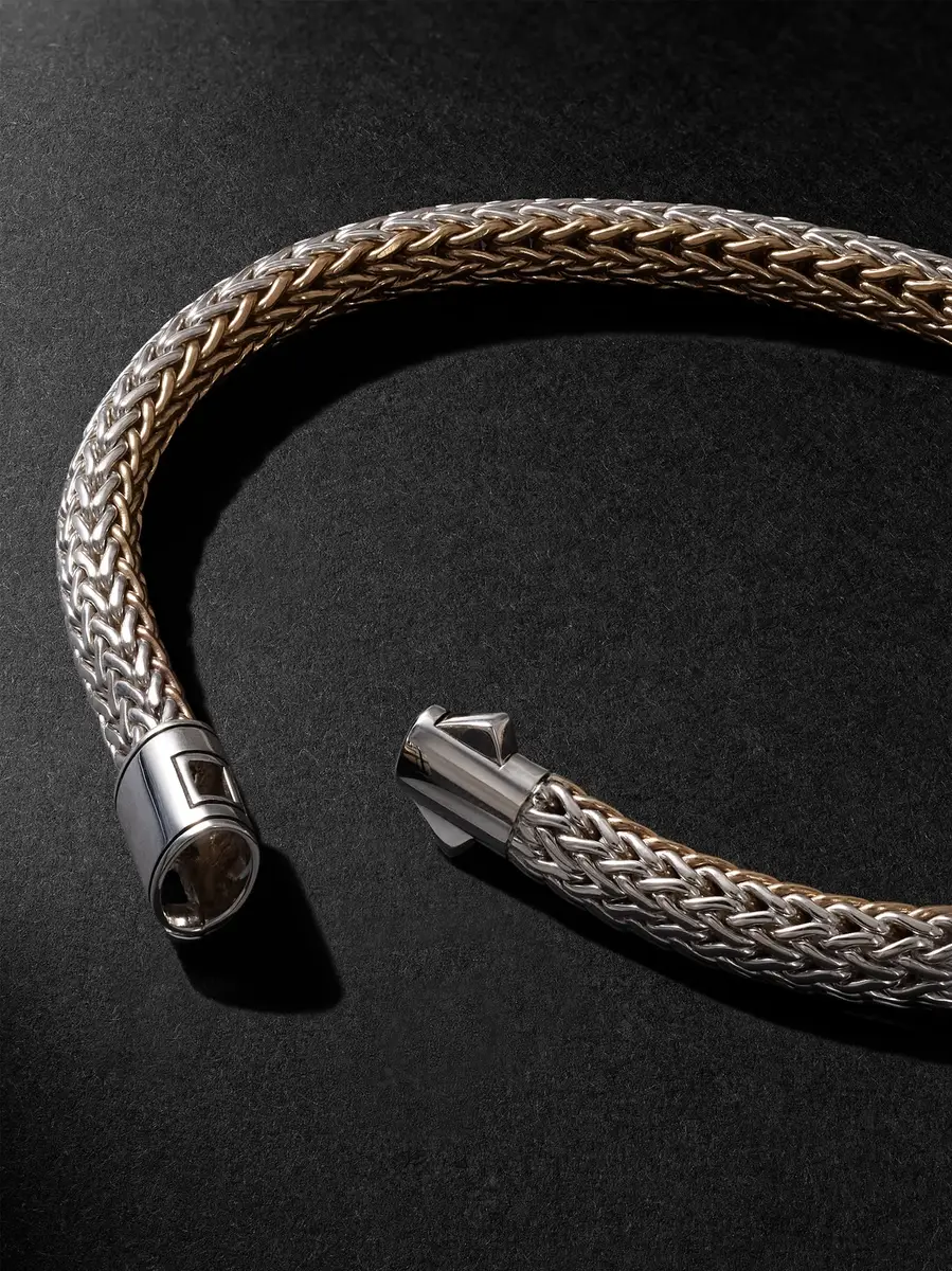 John Hardy Icon Reversible 14-Karat Gold and Sterling Silver Bracelet - Men | Thumbnail 4 John Hardy Icon Reversible 14-Karat Gold and Sterling Silver Bracelet - Men | Thumbnail 4