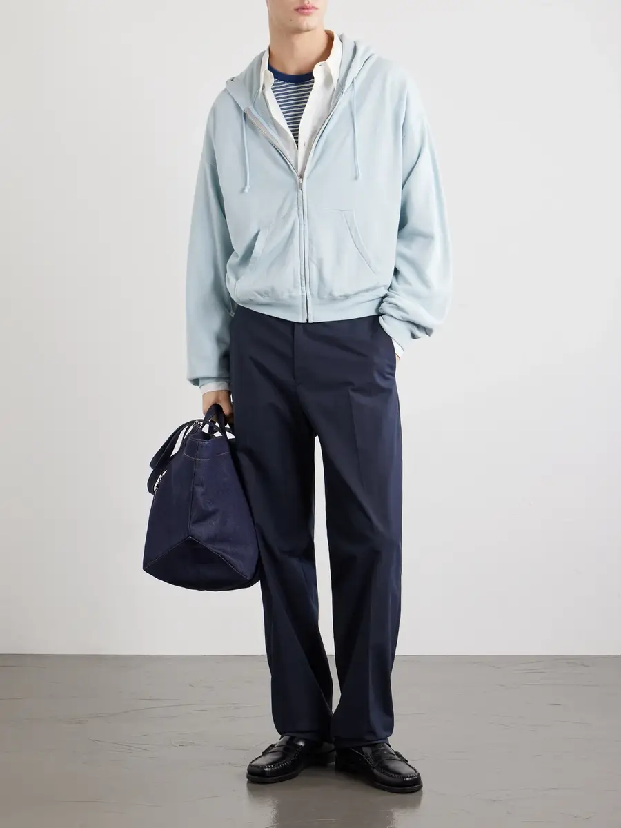 A.P.C. Dylan Straight-Leg Cotton-Poplin Trousers - Men | Thumbnail 2 A.P.C. Dylan Straight-Leg Cotton-Poplin Trousers - Men | Thumbnail 2