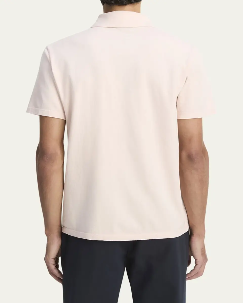 Vince Men's Garment-Dyed Polo Shirt | Thumbnail 7