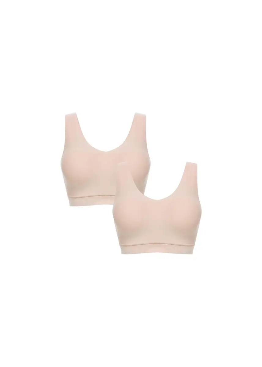 Chantelle Soft Stretch Padded V-Neck Bra Top, 2-Pack | Thumbnail 3 Chantelle Soft Stretch Padded V-Neck Bra Top, 2-Pack | Thumbnail 3