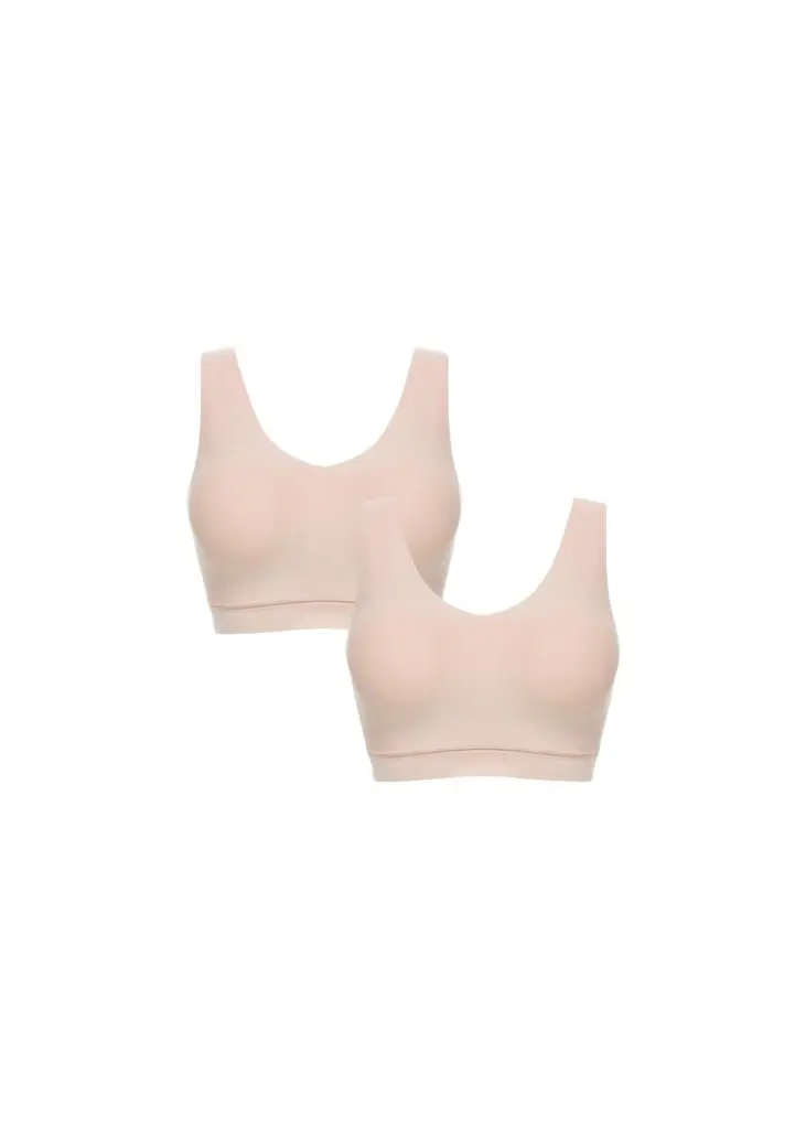 Chantelle Soft Stretch Padded V-Neck Bra Top, 2-Pack