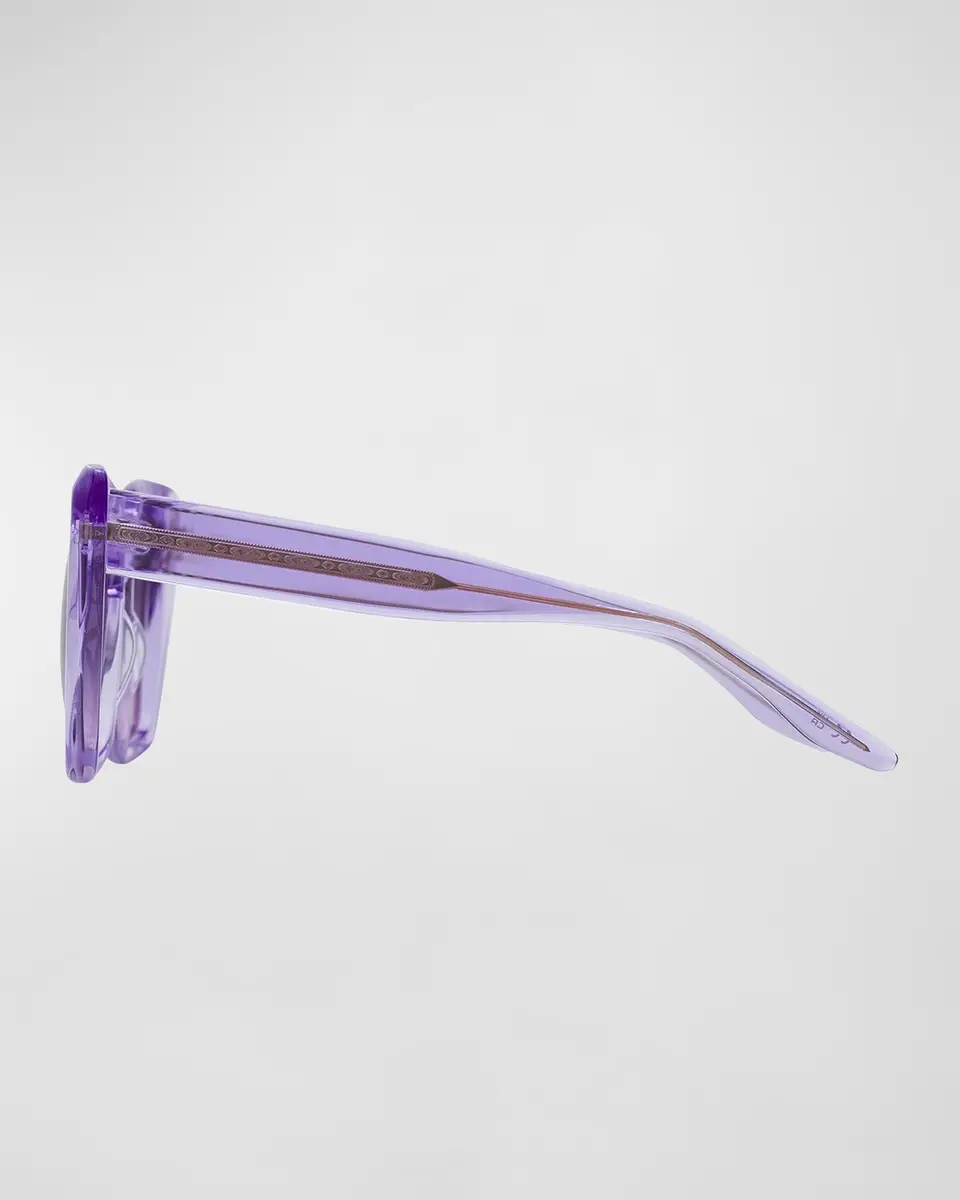 BARTON PERREIRA Devine Square Acetate & Titanium Sunglasses | Thumbnail 2