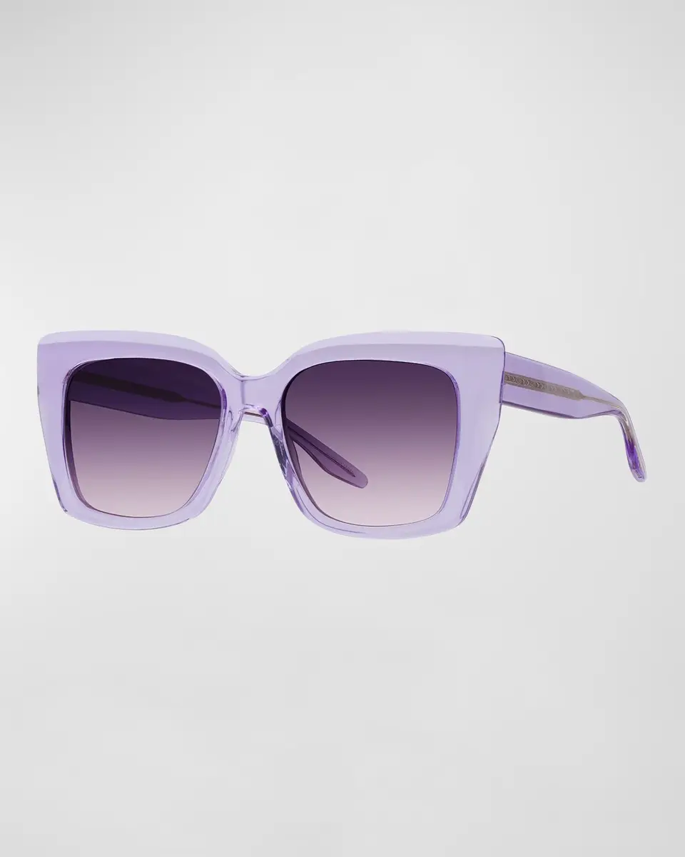 BARTON PERREIRA Devine Square Acetate & Titanium Sunglasses | Thumbnail 3