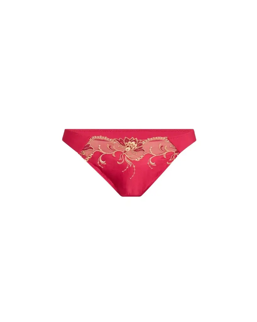 Lise Charmel Eblouissante Icone Embroidered Satin Thong | Image 1 Lise Charmel Eblouissante Icone Embroidered Satin Thong | Image 1