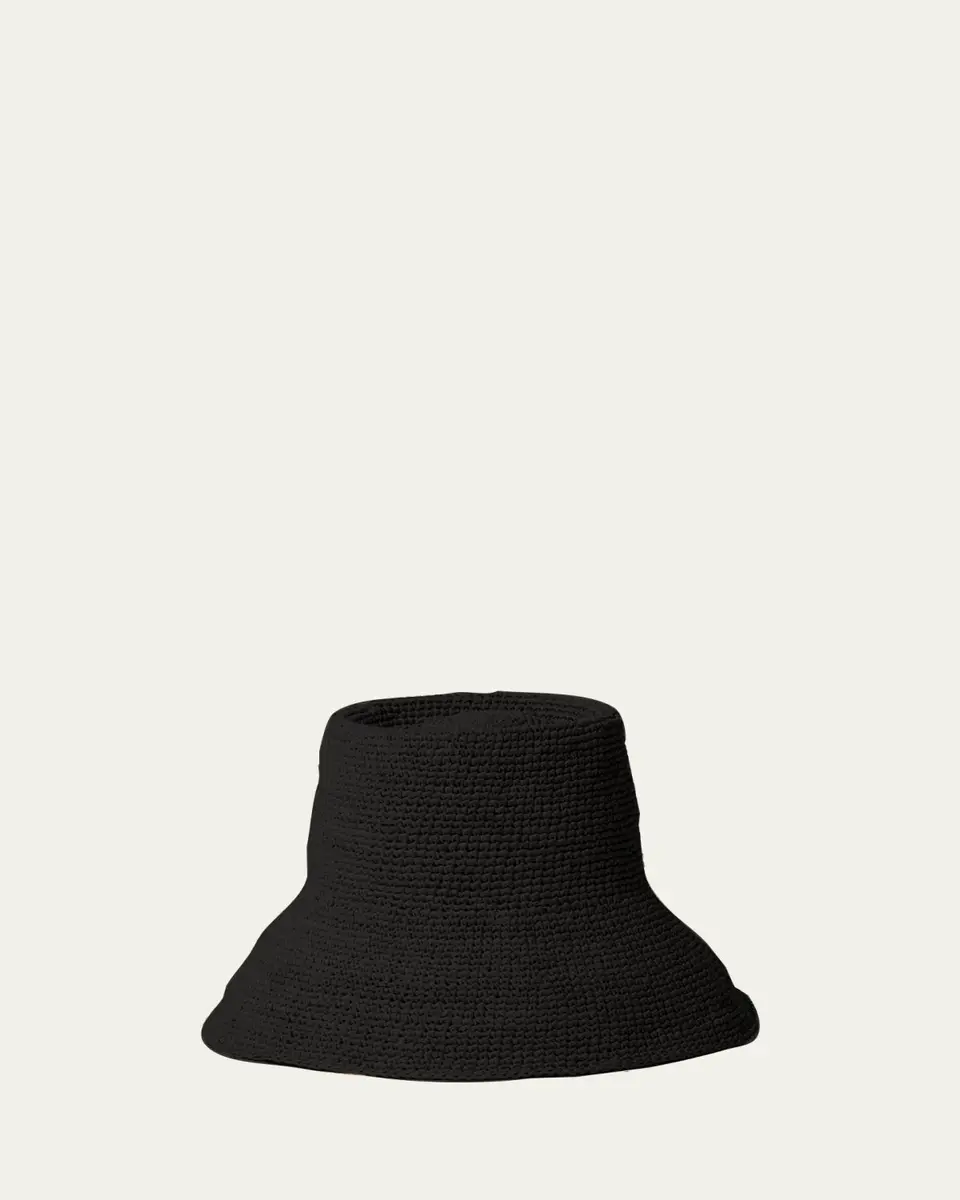 JANESSA LEONE Felix Large Brim Straw Hat | Thumbnail 2 JANESSA LEONE Felix Large Brim Straw Hat | Thumbnail 2