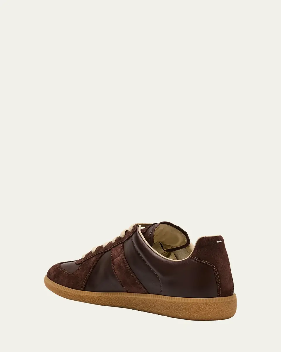 Maison Margiela Men's Replica Leather Low-Top Sneakers | Thumbnail 12