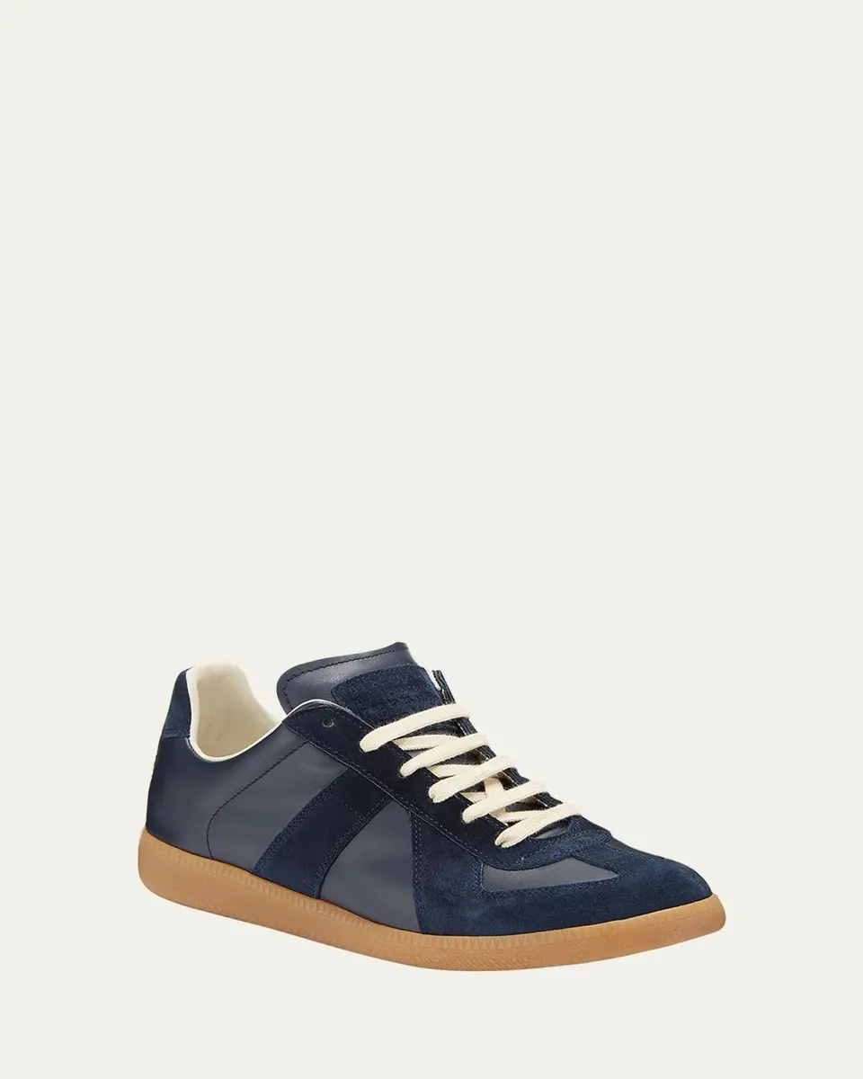 Maison Margiela Men's Replica Leather Low-Top Sneakers | Thumbnail 14
