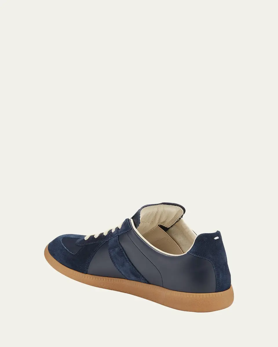 Maison Margiela Men's Replica Leather Low-Top Sneakers | Thumbnail 16