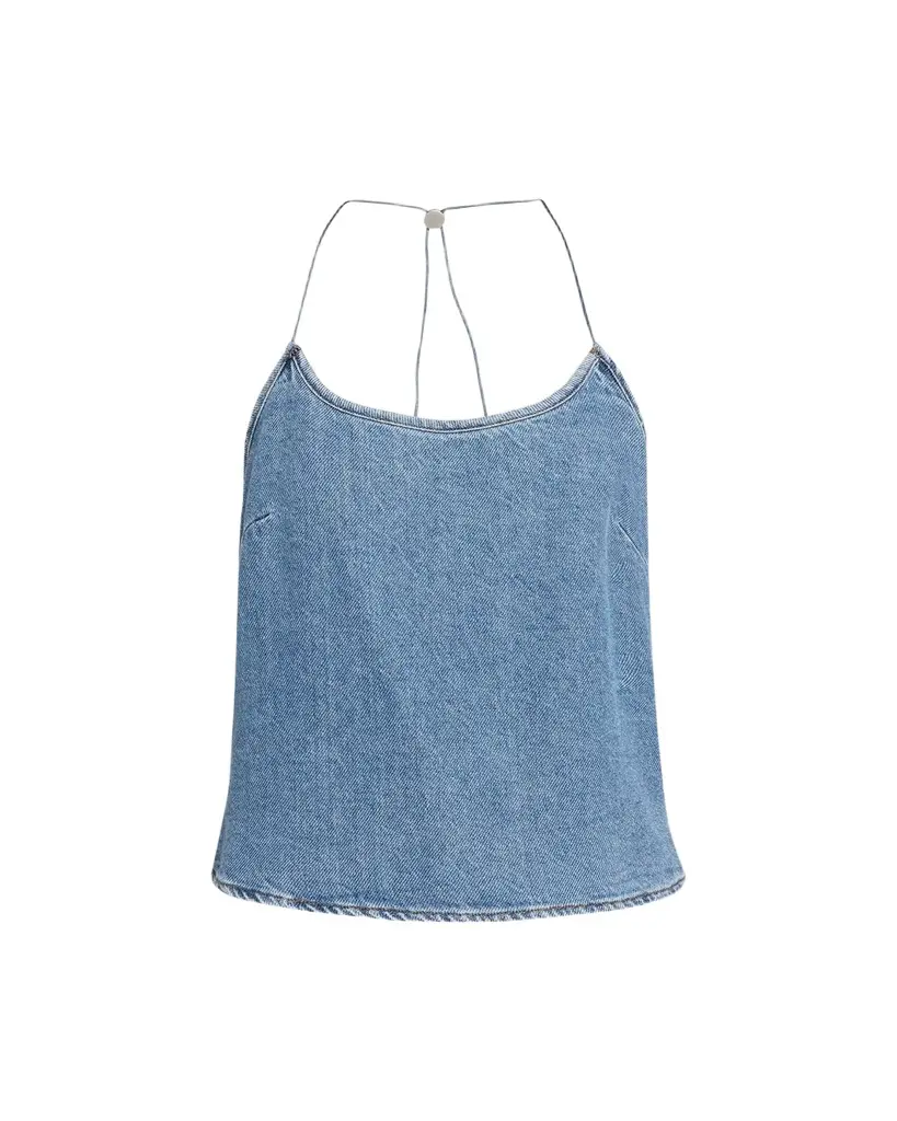 STILL HERE Toggle Halter Tank Top | Image 1 STILL HERE Toggle Halter Tank Top | Image 1