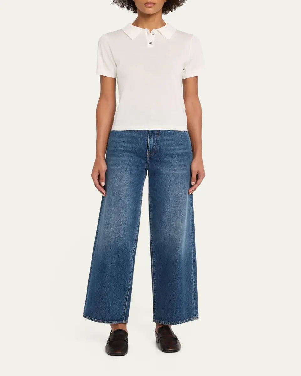 STILL HERE Daughter Knit Polo Top | Thumbnail 2 STILL HERE Daughter Knit Polo Top | Thumbnail 2